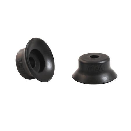 Fipa Flat vacuum cup diam. 20 mm, NBR black 102.020.500.1